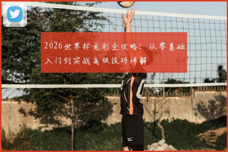 2026世界杯竞彩全攻略：从零基础入门到实战高级技巧详解
